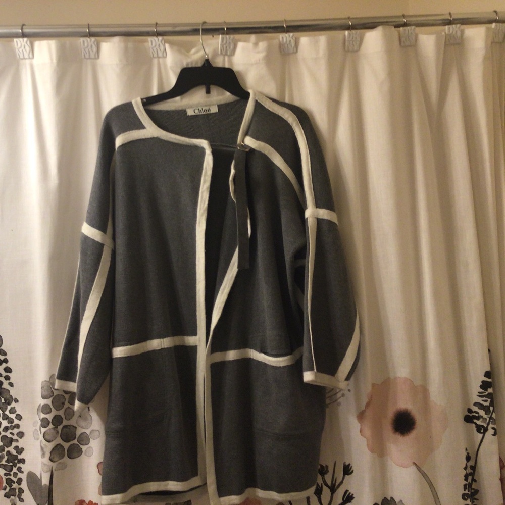 Chloe heavy cardigan women’s jacket size large/xl